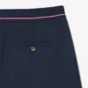 Oversized plisserte bukser i ullblanding for kvinner