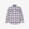 Oversized quiltet ullskjorte for kvinner