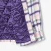 Oversized quiltet ullskjorte for kvinner