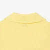 Oversized ribbet polo-sweatshirt