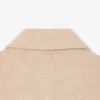 Oversized ribbet polosweatshirt