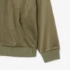 Oversized sateng-pointelle-stripe-sweatshirt for kvinner