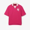 Oversized satengpologensere med Runway-merke
