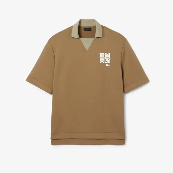 Oversized satengpologensere med Runway-merke