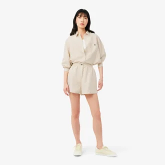 Oversized shorts i linblanding