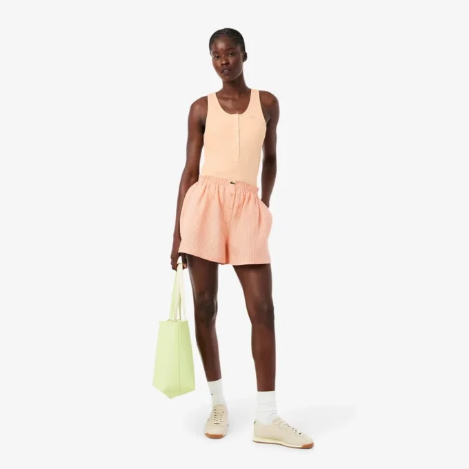 Oversized shorts i linblanding