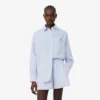 Oversized skjorte i linblanding