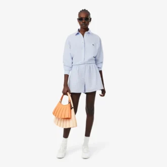 Oversized skjorte i linblanding