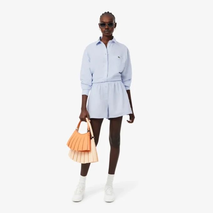 Oversized skjorte i linblanding