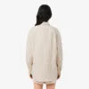 Oversized skjorte i linblanding