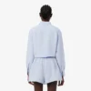 Oversized skjorte i linblanding
