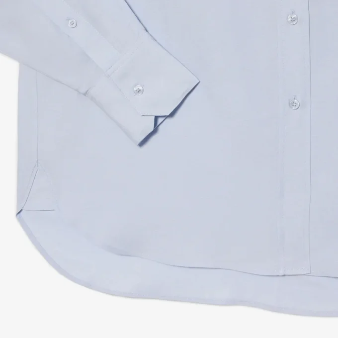 Oversized skjorte i linblanding