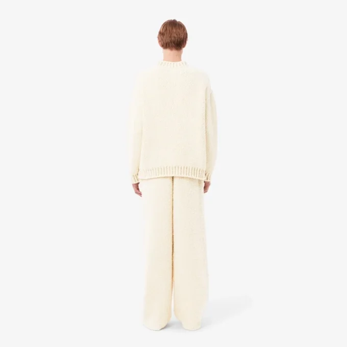 Oversized strikkede joggebukser for menn