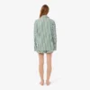 Oversized stripete pyjamasett i poplin