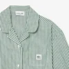 Oversized stripete pyjamasett i poplin