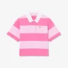 Oversized stripete rugby-polo i bomull
