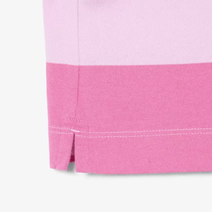 Oversized stripete rugby-polo i bomull