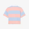 Oversized stripete rugby-polo i bomull