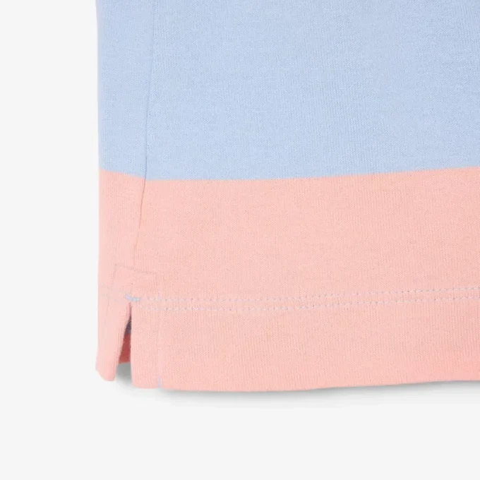 Oversized stripete rugby-polo i bomull