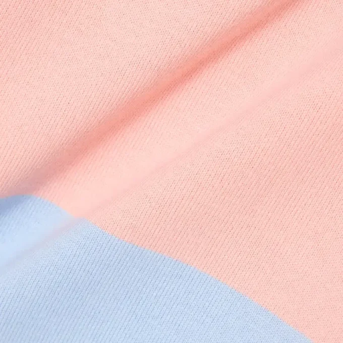 Oversized stripete rugby-polo i bomull