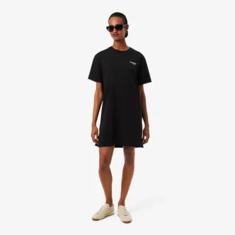 Oversized T-skjortekjole i bomull