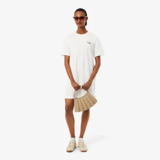 Oversized T-skjortekjole i bomull