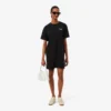 Oversized T-skjortekjole i bomull