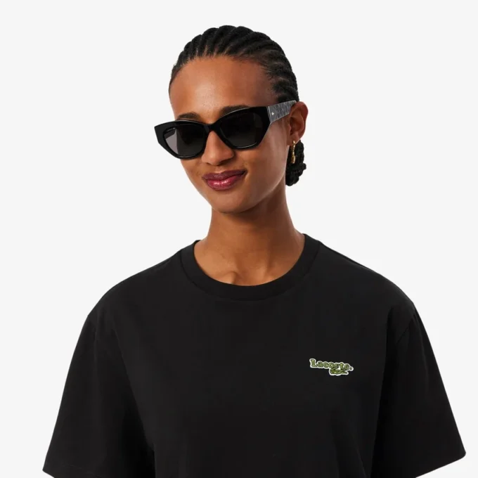 Oversized T-skjortekjole i bomull