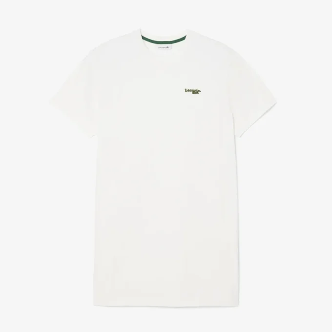 Oversized T-skjortekjole i bomull