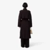 Oversized trenchcoat i ullblanding
