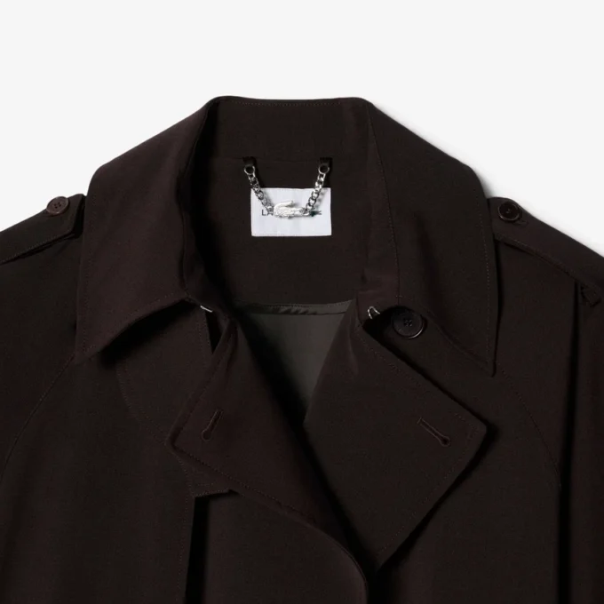 Oversized trenchcoat i ullblanding
