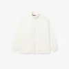 Oversized treningsjakke i linblanding