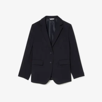 Oversized ullblazer for kvinner