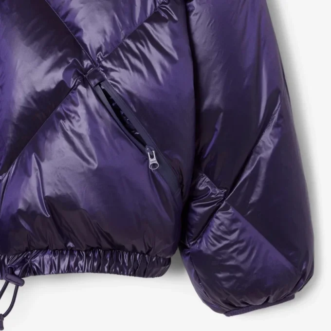 Oversized vannavvisende dunjakke for kvinner