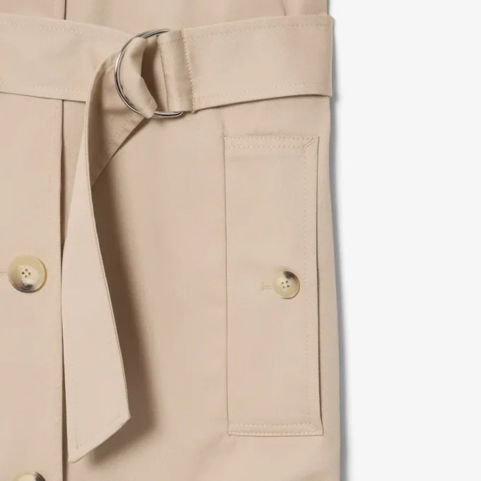 Oversized vannavvisende trenchcoat