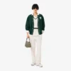 Oversized, vattert nylon-cardigan for damer