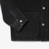 Overskjorte i tykk bomullsdenim for menn