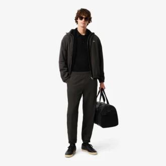 Paris Classic Fit-pologensere med åpen hals og broderi for menn