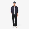 Paris Classic Fit-pologensere med åpen hals og broderi for menn