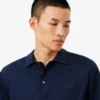 Paris Classic Fit-pologensere med åpen hals og broderi for menn