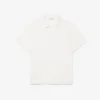 Paris Classic Fit-pologensere med åpen hals og broderi for menn