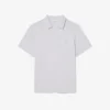 Paris Classic Fit-pologensere med åpen hals og broderi for menn