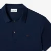 Paris Classic Fit-pologensere med åpen hals og broderi for menn