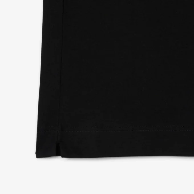Paris Classic Fit-pologensere med åpen hals og broderi for menn