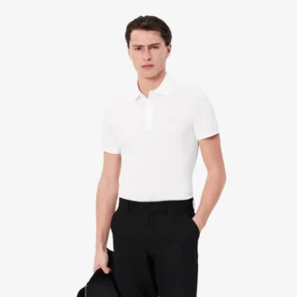Paris Stretch Piqua-pologensere for menn med normal passform