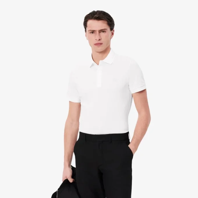 Paris Stretch Piqua-pologensere for menn med normal passform