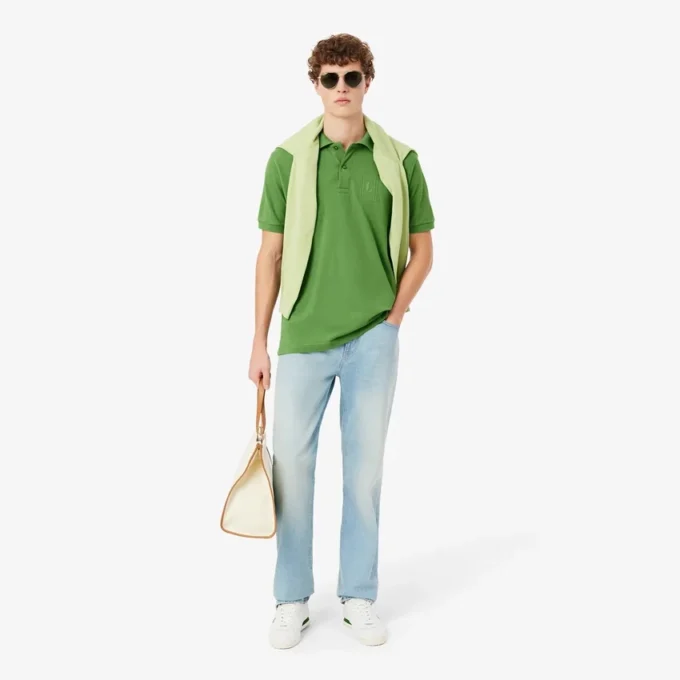 Petit Piqua-polo med klassisk passform og broderidetaljer