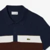 Petit Piqua-pologensere for menn med regular fit og fargeblokker