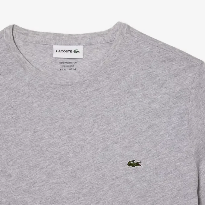 Pima-bomulls-T-skjorte for menn