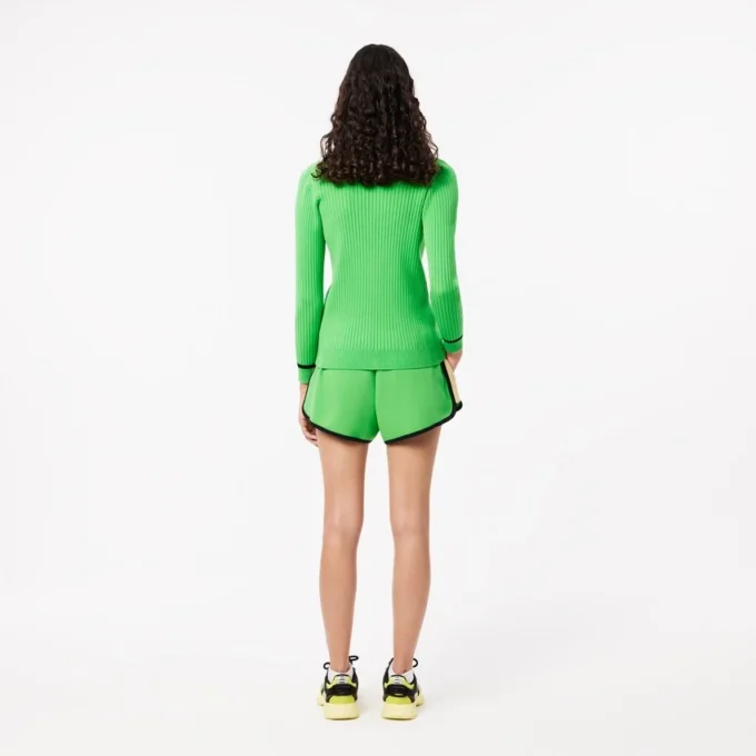 Piqua-shorts for kvinner med kontrastpaneler